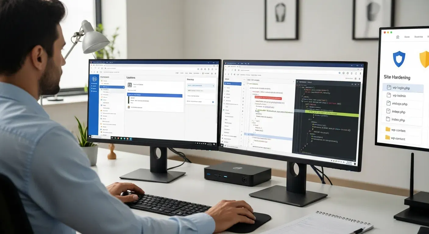 How To Clean WordPress Malware Safely – Step-By-Step Guide For Small Business Sites 6 Cybersecurity professional cleaning malware from WordPress core, theme, and plugin files.